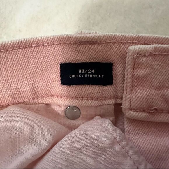 Gap Denim Jeans Girls Size 24/00 Pink Distressed Jean - Picture 6 of 6